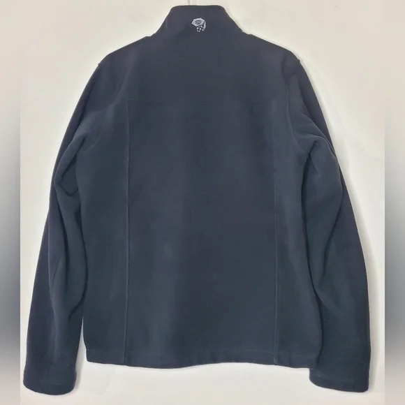 Mens Mountain Hardwear Soft Shell Fleece Jacket size Medium Black - Picture 12 of 16